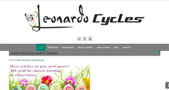 Desktop Screenshot of leonardocycles.com